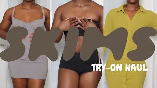 SKIMS TRY-ON HAUL| Viral @skims Dress| NOT worth the hype? Should we buy dupes instead? #skims #haul