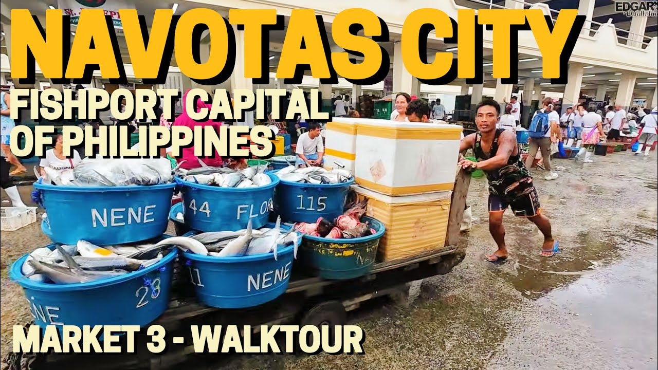 FISHPORT CAPITAL OF PHILIPPINES - MARKET SCENES in NAVOTAS FISH PORT COMPLEX (NFPC) 