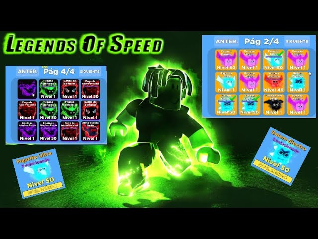 TODOS OS CODIGOS DO LEGENDS OF SPEED NO ROBLOX 