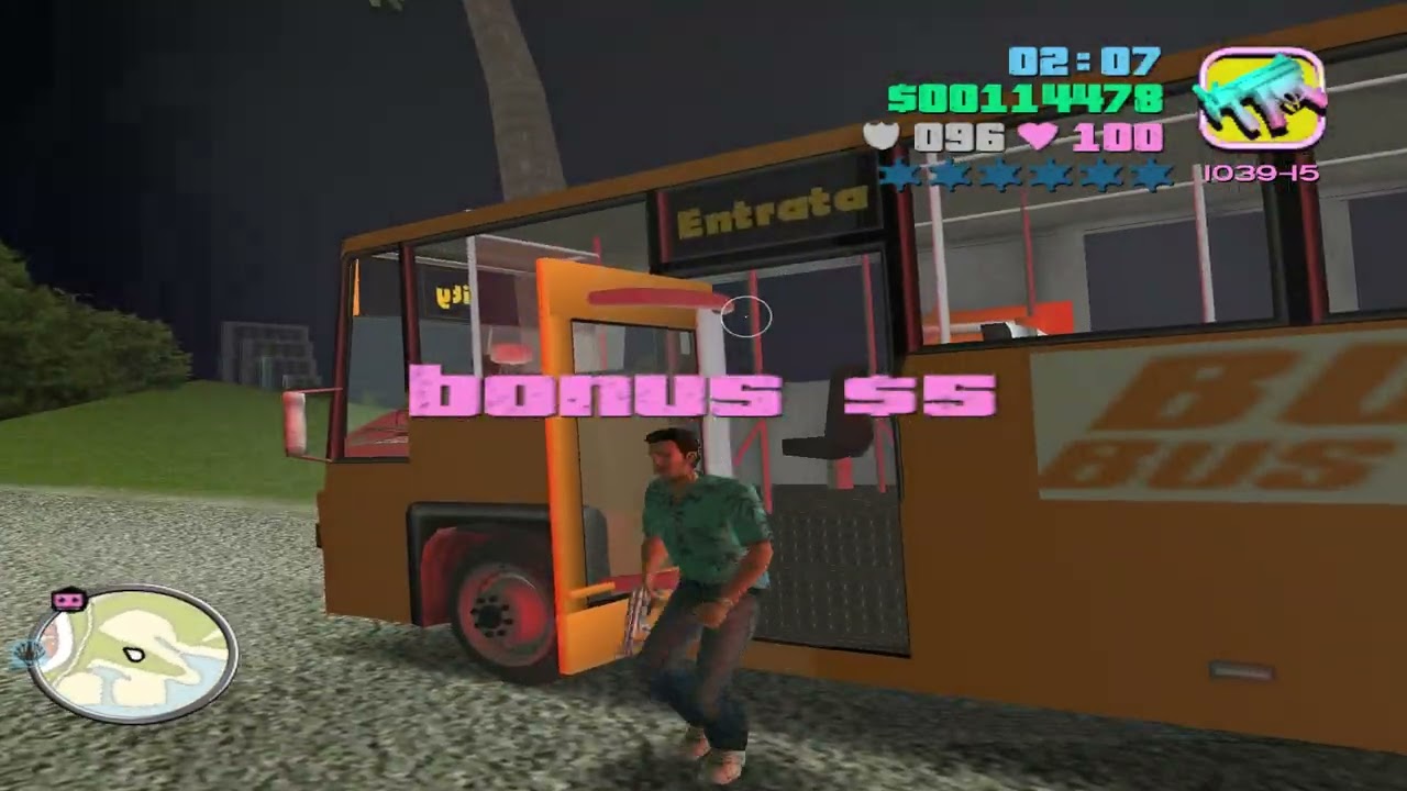 Boatyard to Lighthouse Bus Service in GTA Vice City