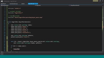 Boyer moore search | Boost api | C++ tutorial