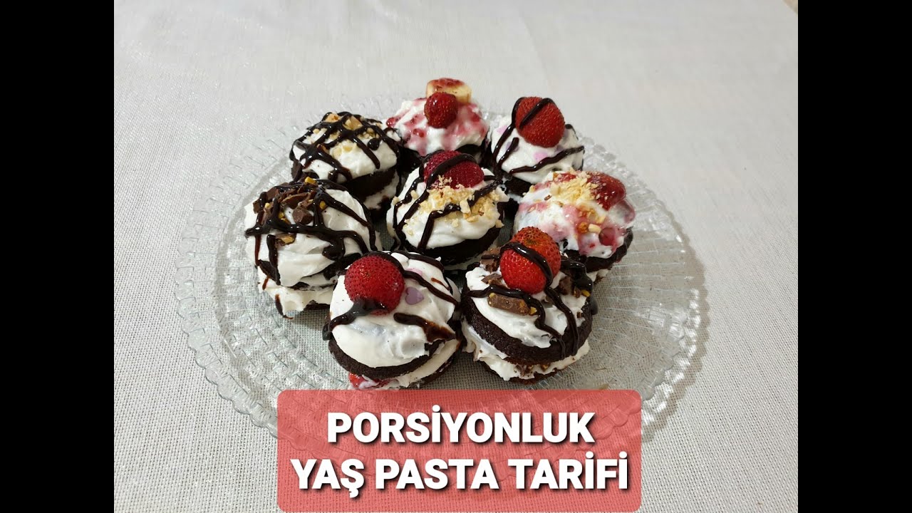 PORSİYONLUK YAŞ PASTA TARİFİ YouTube