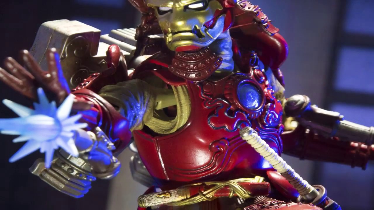 Koutetsu-Samurai IronMan MK-3 FIGURE REVIEW - YouTube