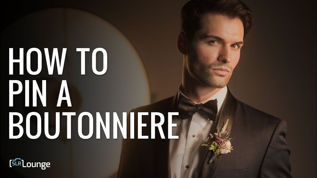 how to pin a boutonniere on a dress shirt Pinning a Boutonniere to a Dress Shirt : Everything Flowers