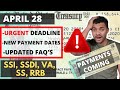 SSI, SSDI, VA, RRB IRS | Stimulus Check Dates | UPDATE | Deadline & Non-Filer FAQ