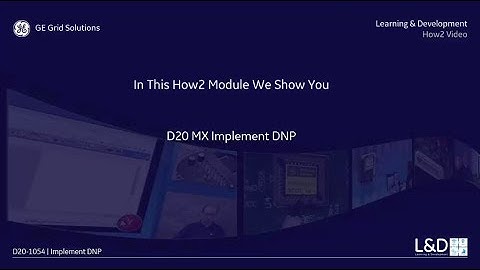 D20-1054 l Implement DNP v1