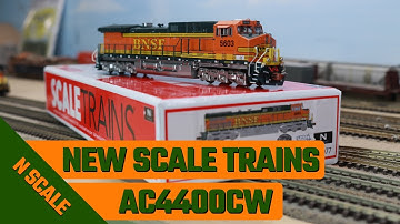 AWESOME N Scale AC4400CW from Scale Trains