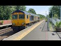 “Blue Lightning” 66702 0E30 light locomotive 13;50 6E Lea Road 23/6/2026