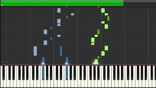EL CARRETERO(Nicolas Menacho)TAQUIRARI de Santa Cruz Bolivia PIANO partitura TUTORIAL SYNTHESIA chords