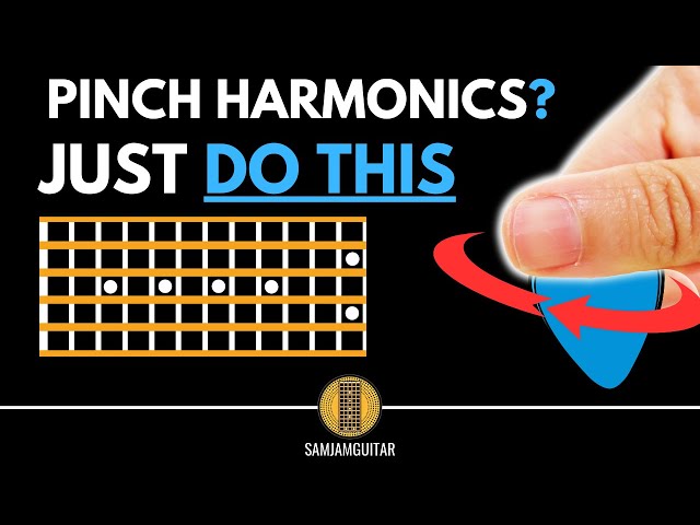 How to Play Pinch Harmonics on Guitar the Correct Way...EVERY TIME!!! class=