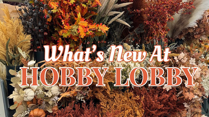 New Fall Decor At Hobby Lobby / Shop With Me For Autumn Decorating Ideas / First Look At What's New