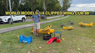 WORLD MODELS 1/4 Scale CLIPPED WING CUB 88”