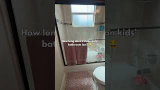 Kids’ Bathroom Before & After ✨ How Long Will It Stay This Way 😂