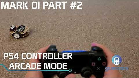 Mark 01 - Differential Robot #2 : PS4 Controller in Arcade Mode