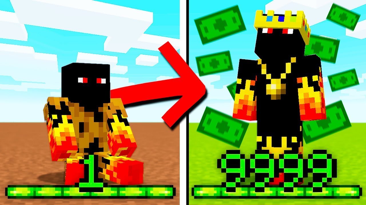 Minecraft, But Your XP = Wealth... - YouTube