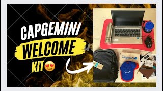 Capgemini welcome kit 2022😍 #capgemini #capgeminihiring #capgeminiindia #welcomekit