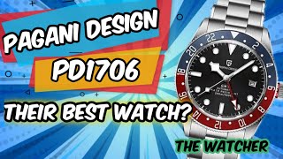 Pagani Design PD1706 ✈ Auto GMT BB58 Homage - Premium edition | Full Review | The Watcher