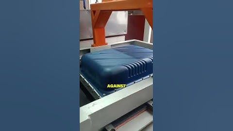 This process, known as vacuum forming, involves heating a thermoplastic sheet.