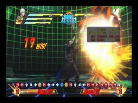 Marvel vs Capcom 3: Dante 20 Combos