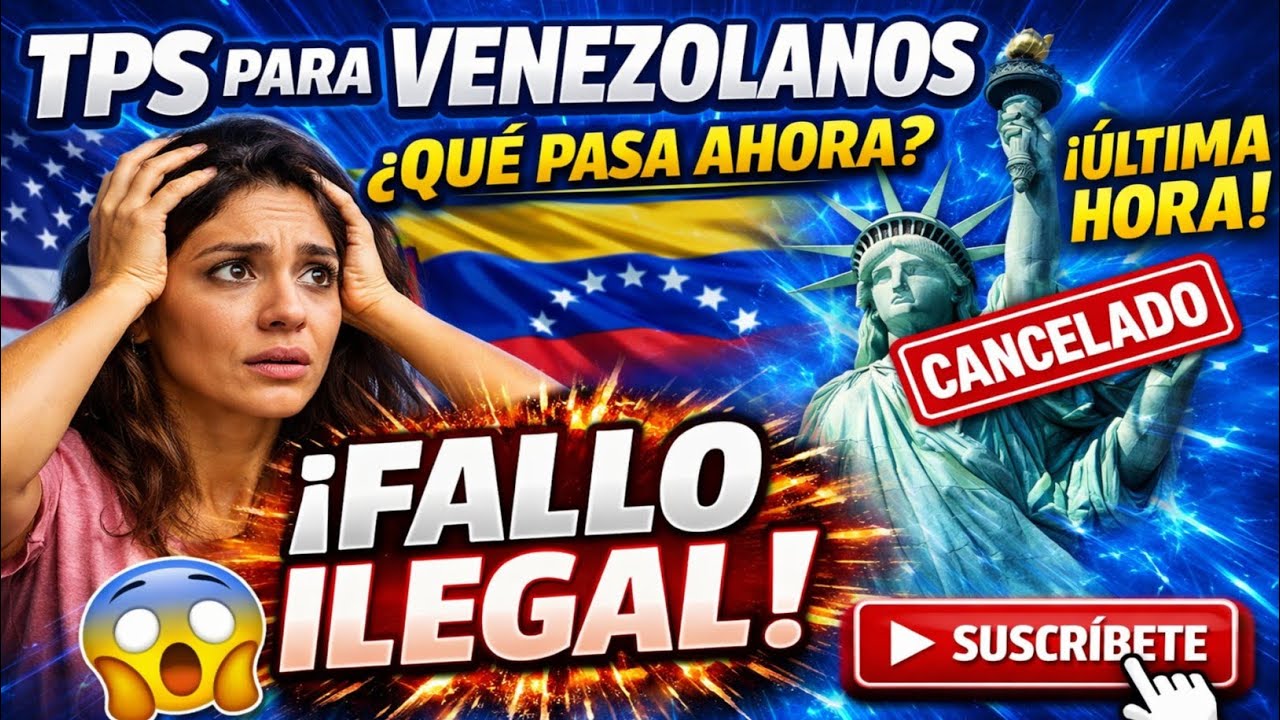 TPS para Venezolanos: ¿Qué pasa ahora tras el fallo que declara ilegal su eliminación?