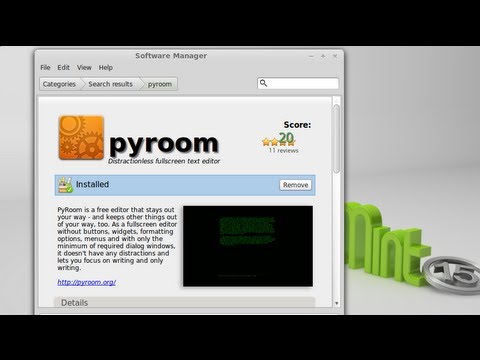 PyRoom : Distraction Free Full-Screen Text Editor For Linux Mint