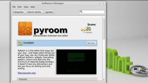 PyRoom : Distraction Free Full-Screen Text Editor For Linux Mint