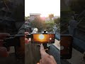 Photographing the sunset with the redmi note &amp; telephoto lens! #apexel18x25 #shortvideo #viralshort