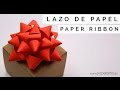 Lazo de papel para envolver regalos: Manualidades con papel