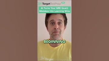 AI Turns Your GRE Quant Mistakes into Learning Wins 💡 | #GRE | #Shorts