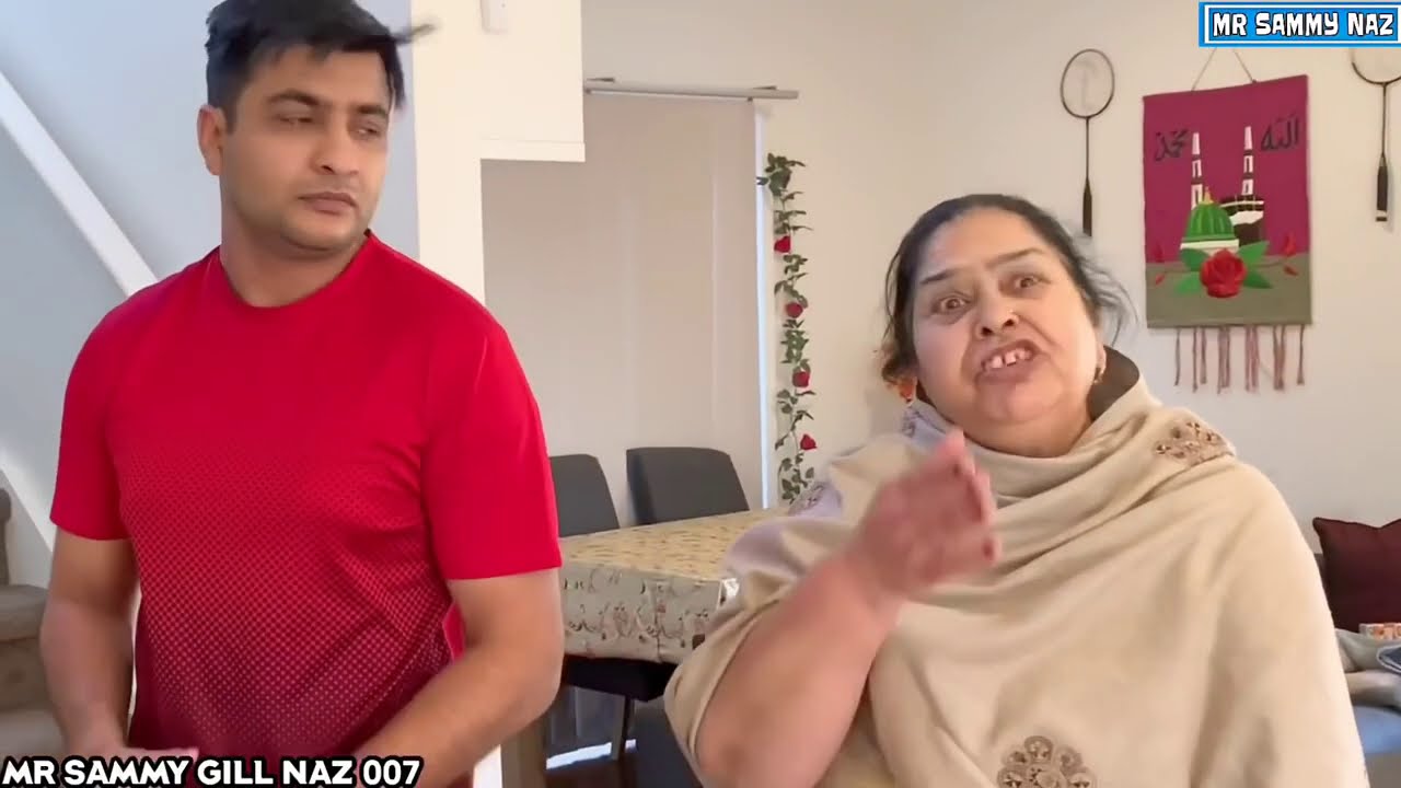 “NRI Family “ Part 3 Mr Sammy Naz  Tayi Surinder Kaur  New Punjabi Family Video