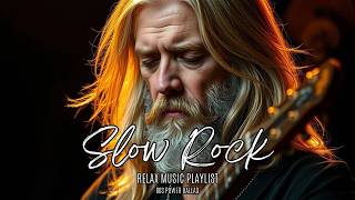 🌙 Slow Rock, Classic Rock, Ballad 🎸 | Deep Emotional Rock Songs for Lonely Nights and Memories