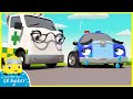 Emergency Vehicle Friends! | Go Buster | Baby Cartoons | Kids Videos | ABCs and 123s