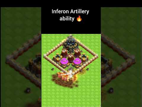 Town hall Inferno Artillery attack 🔥