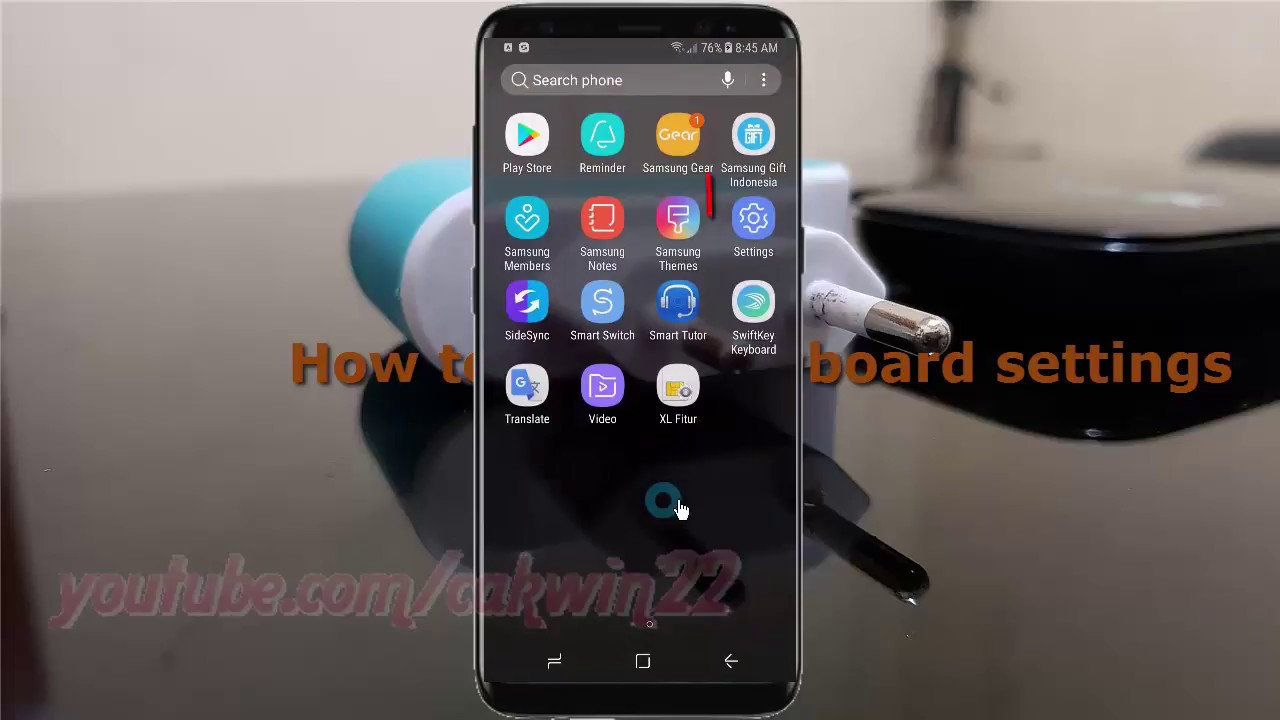 Android Nougat : How to Reset keyboard settings in Samsung Galaxy S8 or ...