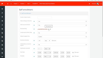 eTeachers: Enrolment Key Video