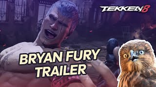 Yup! He Still Crazy! - Official Tekken 8 Bryan Fury Trailer – Reveal\/Gameplay Breakdown