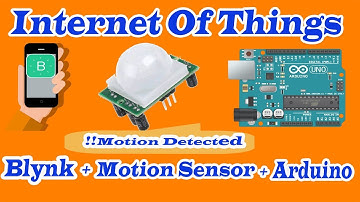 PIR Motion sensor with Arduino using Blynk(silent motion sensor alarm)