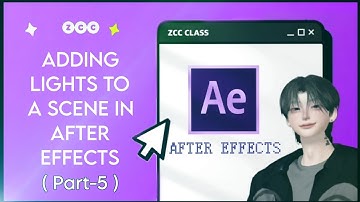 [ZCC CLASS] Adding light to scene A.E and exporting video || Aftereffects tutorial for zepeto.