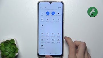 Realme C61 - How to edit notification panel shortcuts