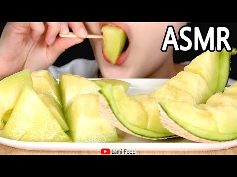 ASMR MELON EATING SOUNDS | 멜론 | 咀嚼音 | メロンを食べる | NO TALKING