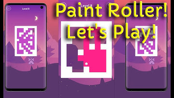 Paint Roller! - Level 6-10 Gameplay (Android Puzzle)
