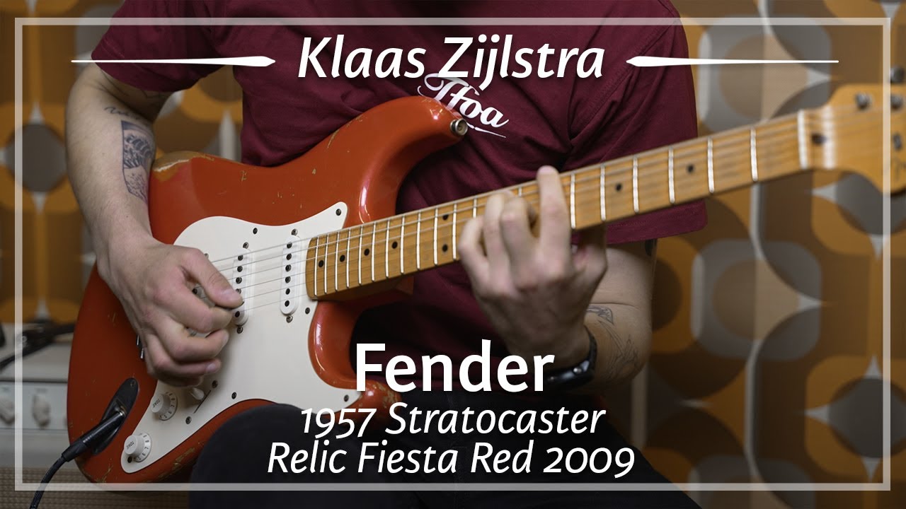 Fender Custom Shop 1957 Stratocaster Relic Fiesta Red 2009 played