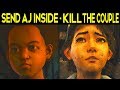 SEND AJ INSIDE or KILL THE COUPLE - Alternative Choices - The Walking Dead Season 4 Episode 1