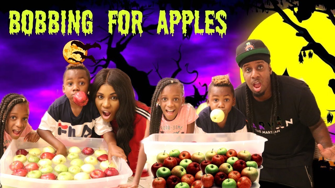 vlogs in spanish BOBBING FOR APPLES FAMILY CHALLENGE