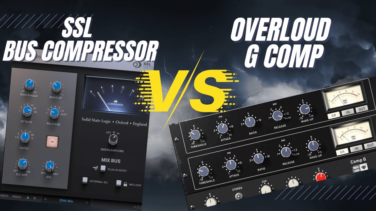 مقایسه کاراکتر و شخصیت SSL Bus Compressor و OverLoud G Comp روی مسترینگ ...