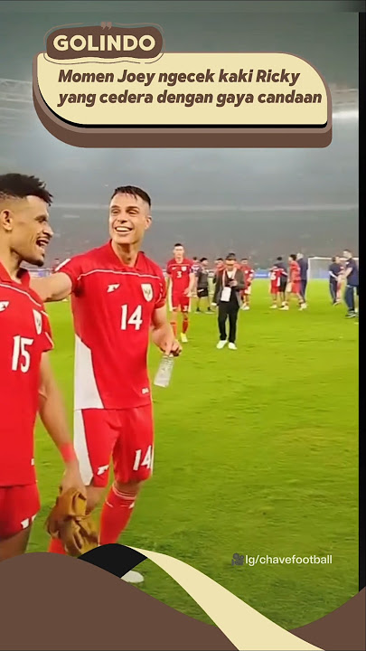 Momen Joey ngajak Ricky Kambuaya bercanda agar suasana lebih cair #timnas #indonesiavschina