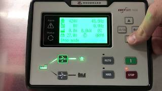 easYgen-1600 Parameter Change and Manual Start