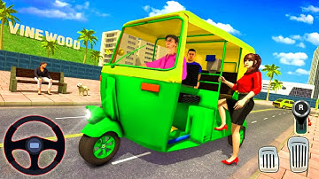 Offroad Tuk Tuk Auto Rickshaw New Driving Games 2021 |  Tuk Tuk Drive Simulator – Android Gameplay