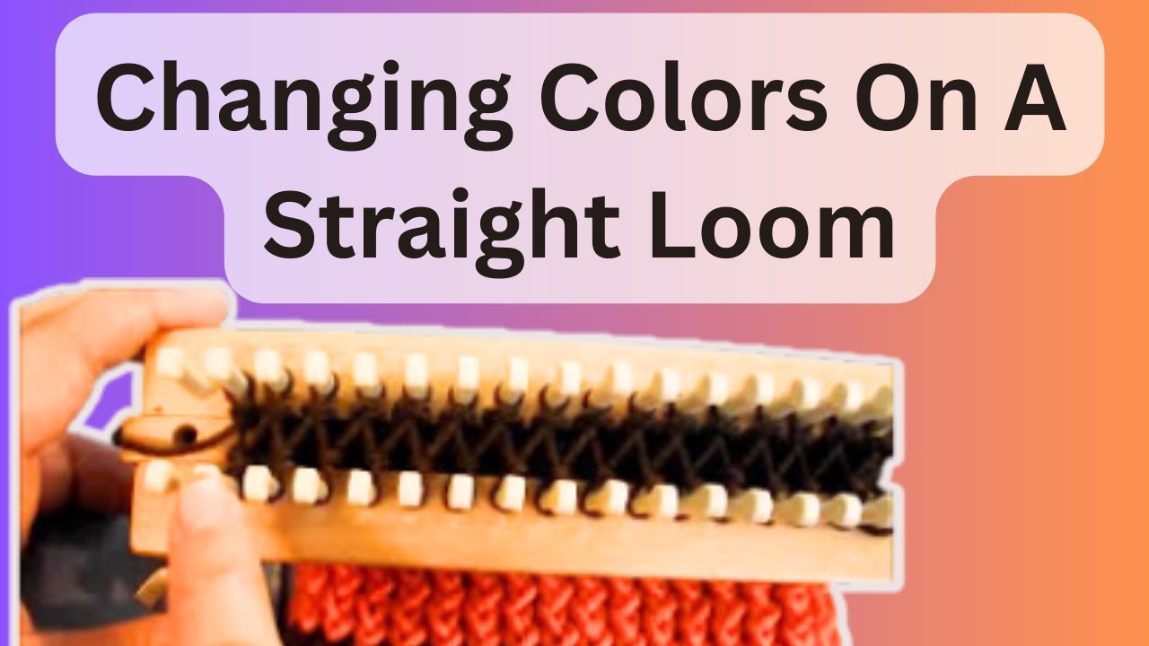 ОБНОВЛЕНО Изменение цветов на граблях (или прямом ткацком станке)