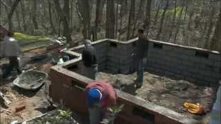 Sunroom Foundation Construction Time Lapse